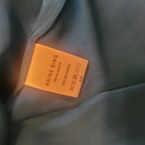 Anine Bing Silk Midi Length Skirt - Picture 5 of 6